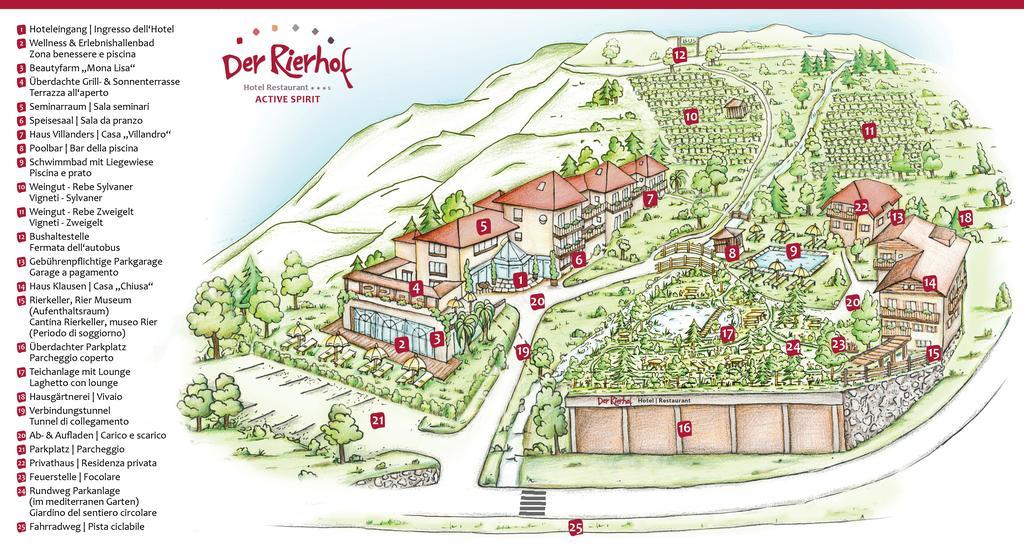 Hotel Rierhof Chiusa Eksteriør billede